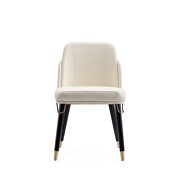 Cream and black faux leather dining chair by Manhattan Comfort additional picture 6
