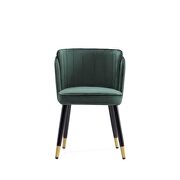 Velvet  dining chair in hunter green by Manhattan Comfort additional picture 2