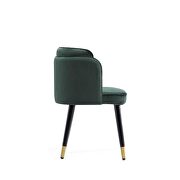 Velvet  dining chair in hunter green by Manhattan Comfort additional picture 3