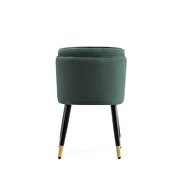 Velvet  dining chair in hunter green by Manhattan Comfort additional picture 5