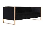 Black and rose gold 3-seat sofa by Manhattan Comfort additional picture 6