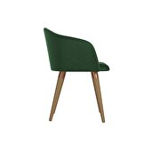 Velvet matelass accent chair in green by Manhattan Comfort additional picture 5