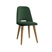 Velvet accent chair in green by Manhattan Comfort additional picture 7