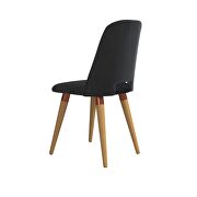 Velvet accent chair in black by Manhattan Comfort additional picture 5