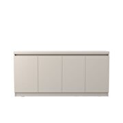 62.99 in. 6- shelf buffet cabinet in off white by Manhattan Comfort additional picture 2