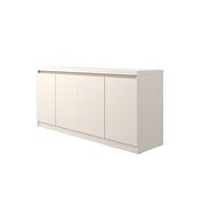 62.99 in. 6- shelf buffet cabinet in off white additional photo 4 of 4