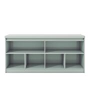 62.99 in. 6- shelf buffet cabinet in off white by Manhattan Comfort additional picture 5