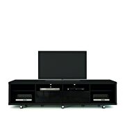 Tv stand 2.2 in black gloss and black matte by Manhattan Comfort additional picture 2