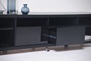 Tv stand 2.2 in black gloss and black matte by Manhattan Comfort additional picture 4