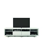 Tv stand 2.2 in white gloss by Manhattan Comfort additional picture 2