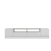 Vanderbilt tv stand with led lights in white gloss by Manhattan Comfort additional picture 2