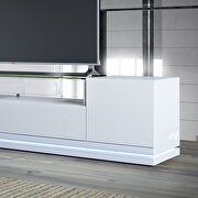 Vanderbilt tv stand with led lights in white gloss by Manhattan Comfort additional picture 4