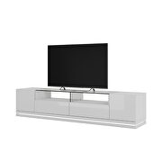 Vanderbilt tv stand with led lights in white gloss by Manhattan Comfort additional picture 6