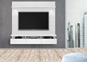 2.2 floating wall theater entertainment center in white gloss by Manhattan Comfort additional picture 4