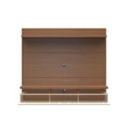 City 1.8 floating wall theater entertainment center in maple cream and off white by Manhattan Comfort additional picture 4