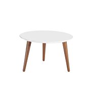 23.62 round mid-high coffee table in white by Manhattan Comfort additional picture 2