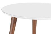 23.62 round mid-high coffee table in white by Manhattan Comfort additional picture 4
