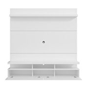 62.99 modern floating entertainment center with media shelves in white gloss by Manhattan Comfort additional picture 3