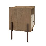 Joy 1-full extension drawer nightstand in off white by Manhattan Comfort additional picture 6