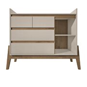 Essence 49 wide dresser with 4 full extension drawers and table top in off white by Manhattan Comfort additional picture 6