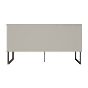 47.24 modern TV stand with steel legs in gray and wood by Manhattan Comfort additional picture 13