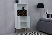 10 bottle wine rack china storage closet with 4 shelves in white gloss and maple cream additional photo 4 of 7