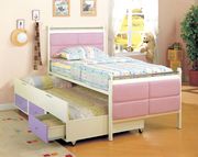 Captain pink/white bed, trundle, platform an drawers by Mainline additional picture 2