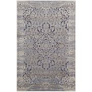 Distressed vintage turkish blue/cream area rug by Modway additional picture 7