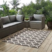 Indoor/outdoor moroccan trellis 8x10 area rug by Modway additional picture 2