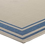 Solid border inside/outside area rug 8x10 by Modway additional picture 4