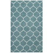 Moroccan trellis shag area rug 8x10 by Modway additional picture 5