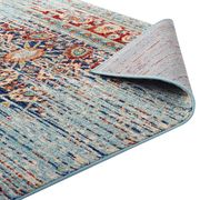 Multicolored distressed finish area rug by Modway additional picture 4