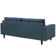 Quality azure fabric upholstered sofa additional photo 4 of 3