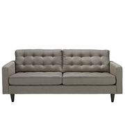 Quality granite gray fabric upholstered sofa additional photo 4 of 3