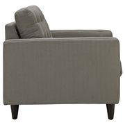 Quality granite gray fabric upholstered chair additional photo 2 of 3