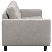 Quality light gray fabric upholstered sofa additional photo 4 of 3