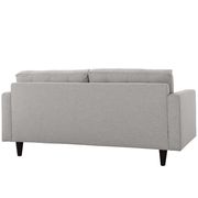 Quality light gray fabric upholstered loveseat by Modway additional picture 2