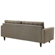 Quality oatmeal fabric upholstered sofa additional photo 4 of 3