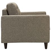 Quality oatmeal fabric upholstered chair additional photo 4 of 3