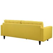 Quality sunny yellow fabric upholstered sofa by Modway additional picture 5