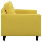 Quality sunny yellow fabric upholstered chair by Modway additional picture 4