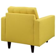 Quality sunny yellow fabric upholstered chair by Modway additional picture 5