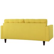 Quality sunny yellow fabric upholstered loveseat by Modway additional picture 2