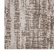 Distressed finish two-toned rustic style area rug additional photo 3 of 5