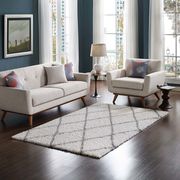 Contemporary rug 5x8 in diamond shape by Modway additional picture 2