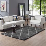 Contemporary rug 5x8 in diamond shape by Modway additional picture 7
