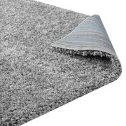 Contemporary solid 5x8 shag rug additional photo 4 of 6