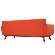 Red fabric tufted back contemporary couch by Modway additional picture 4