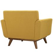 Citrus fabric tufted back contemporary chair additional photo 4 of 4