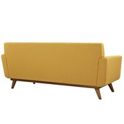 Citrus fabric tufted back contemporary loveseat additional photo 2 of 3